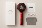 Peigne de massage du cuir chevelu électrique avec thérapie par lumière rouge
